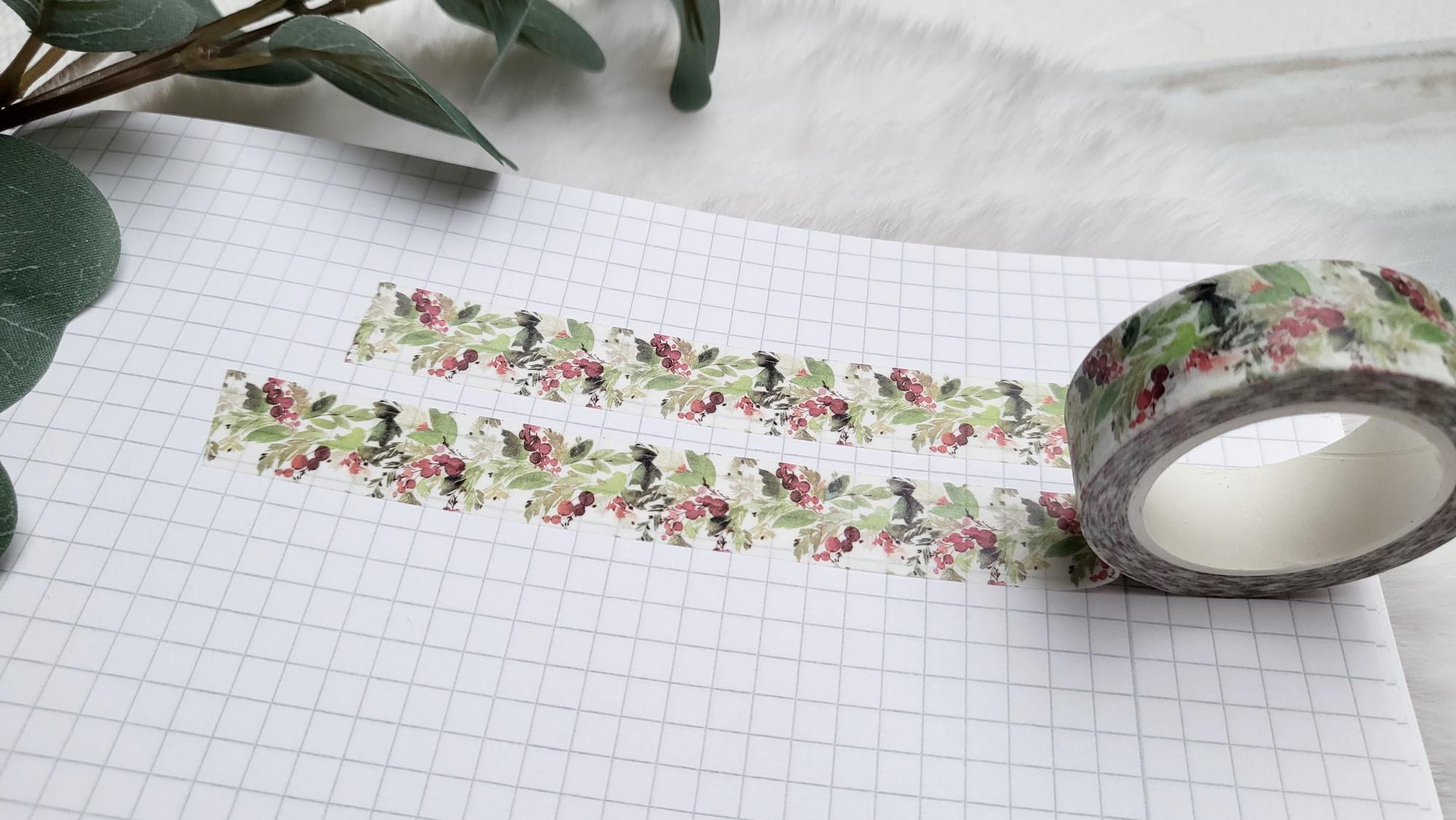 Washi Tape Zweige und Beeren